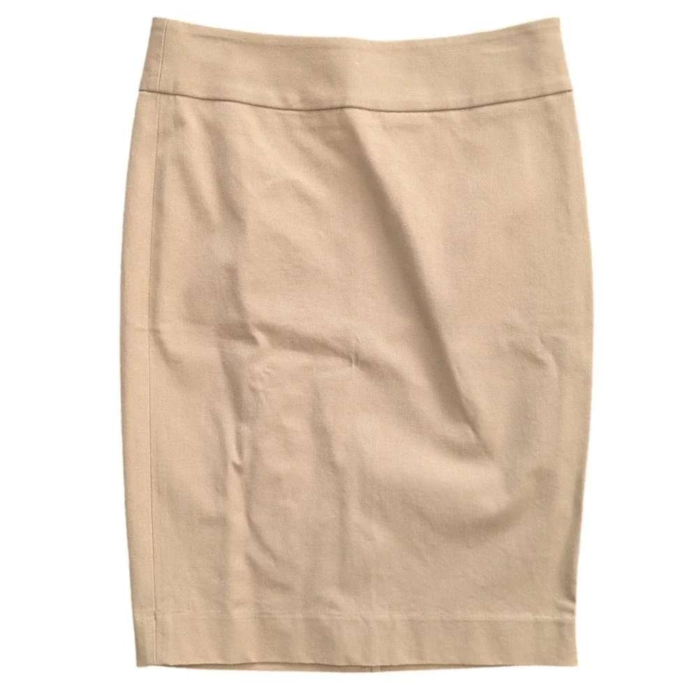 NWT‎ The Limited Signature Stretch Tan Pencil Skirt 0/XS Business Career Preppy